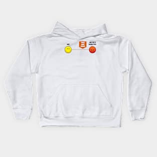 Funny Angry emoji Kids Hoodie